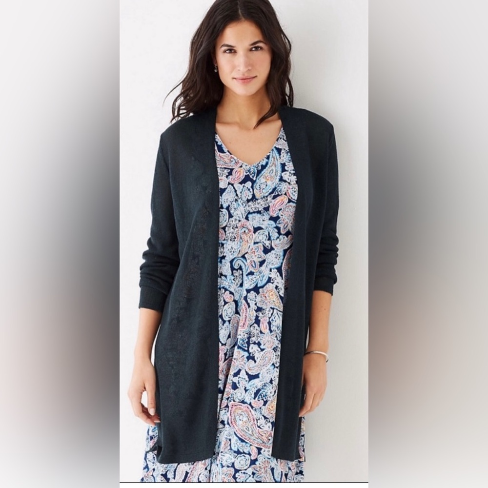 J.jill Long and light cardigan
